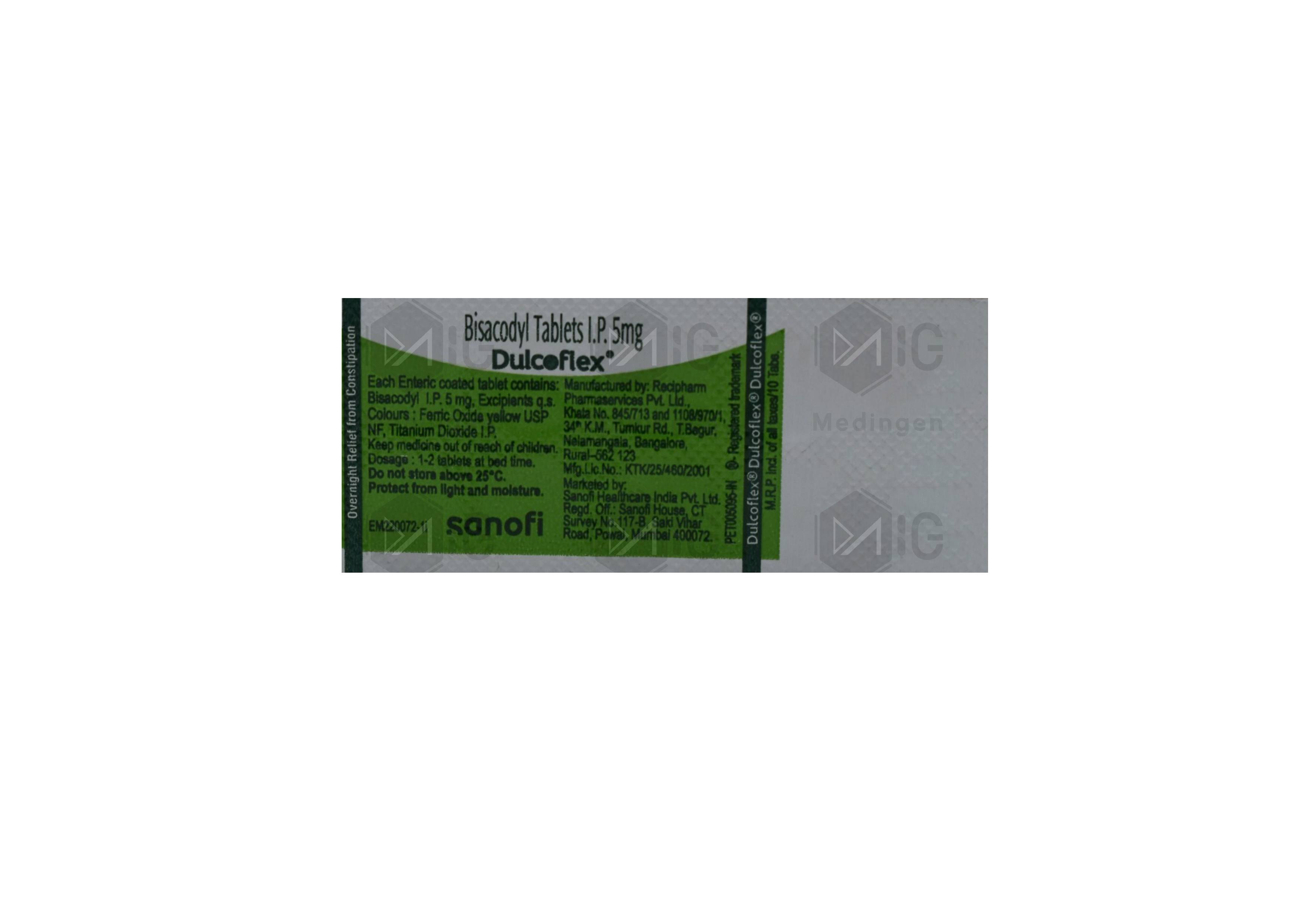 DULCOFLEX 5MG